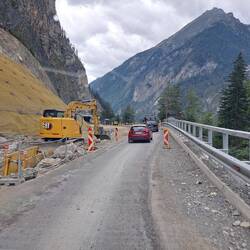 Der Rechenpass mit Baustelle