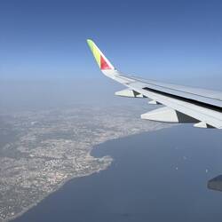 Anflug Lissabon