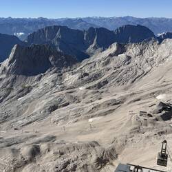 Blick auf das Zugspitzplatt