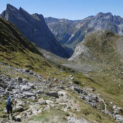 På vej retur via Lac des Assiettes og La Grand Marchet