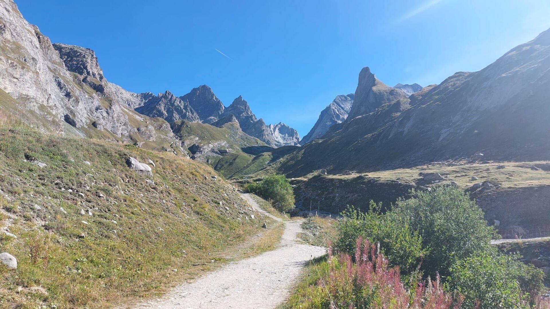 Første del af turen op mod Col de la Vanoise