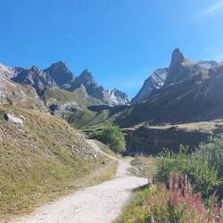 Første del af turen op mod Col de la Vanoise