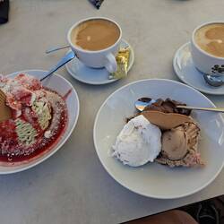 Das Eis war wirklich sehr lecker 😋