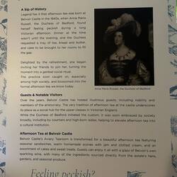 Afternoon tea is thought to have been born at Belvoir Castle