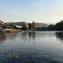 Der Fluss Una ist die Lebensader in Bihac