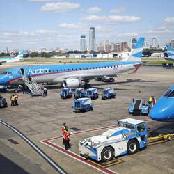 Am Flughafen Jorge Newbery...