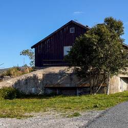 House built on a Nazi bunker ... along Bøkfjorden.