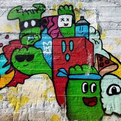 Mural or graffiti ... you decide.