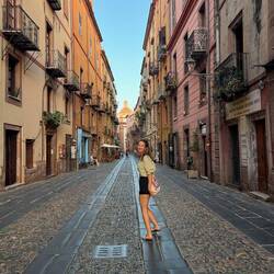 Bosa am Abend