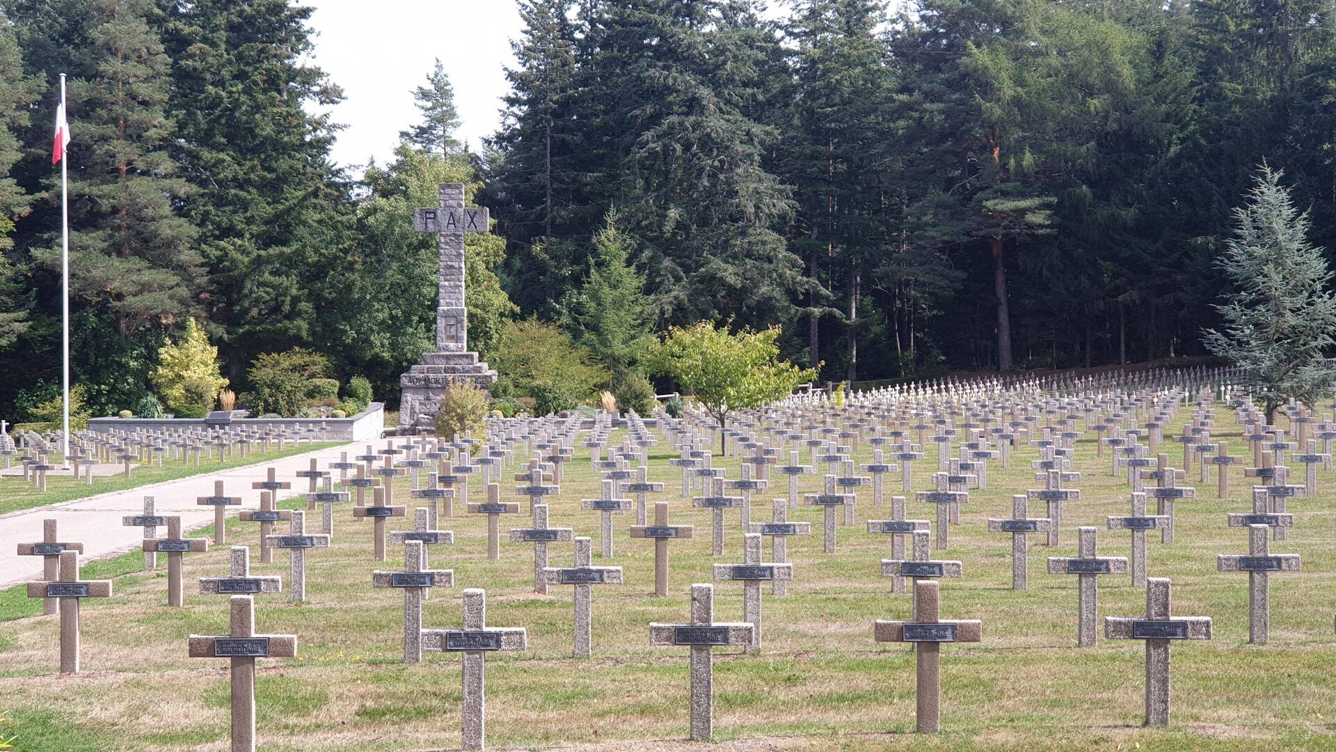 Der Soldatenfriedhof am Col du Wettstein