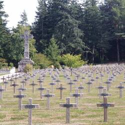 Der Soldatenfriedhof am Col du Wettstein
