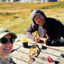 Pause am Refuge Du Col de la Vanoise