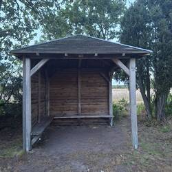 Unsere Schlafhütte