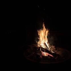 Tagesausklang am Feuer