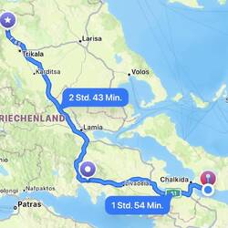 Unsere Reiseroute