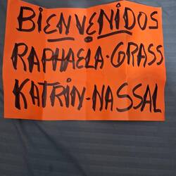 Das war Orlandos Willkommens-Schild!