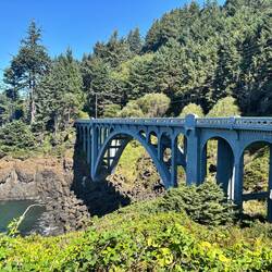 Rocky Creek Bridge (AKA Ben Jones Bridge) on Otter Crest Loop