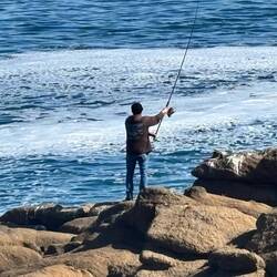 Fisheerman at Boiler Bay