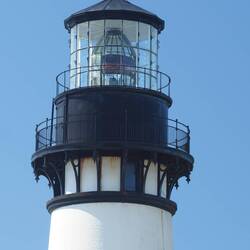 The light on the lighthouse