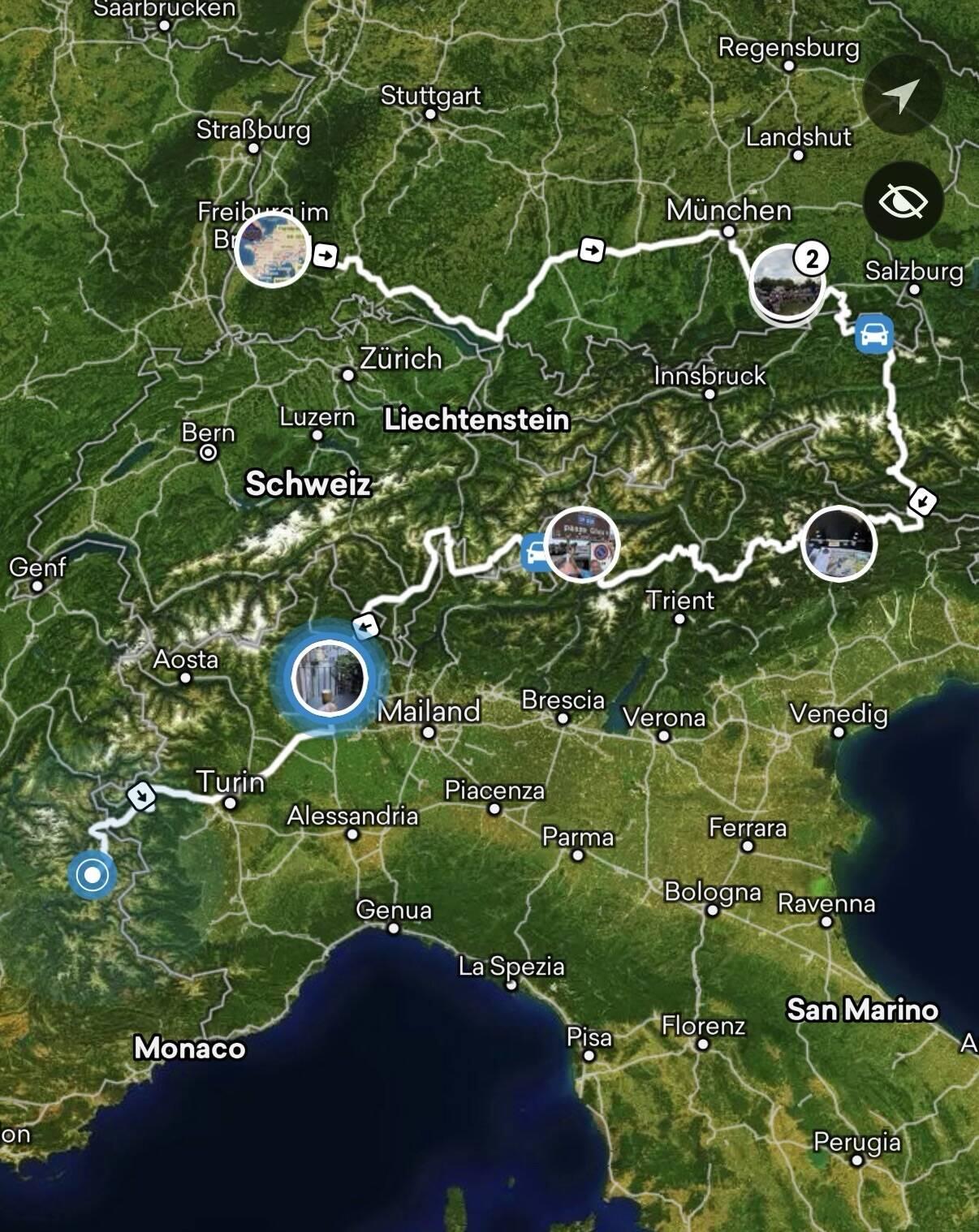 Tag 4 von 13. Es war alles dabei was die Alpen(pass)welt zu bieten hat.