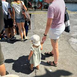 Schnell zum Boot, damit wir auf die "limitierte" Insel können.