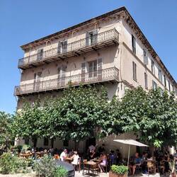 Our very cute hotel, Le Royal, in the heart of the old town