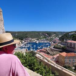 Roger looking over the Marina