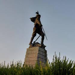 Homage to the French Legionnaires who's headquarters cannot be on mainland France