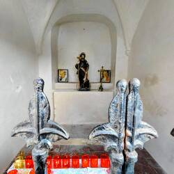 The shrine to St Francis of Assisi