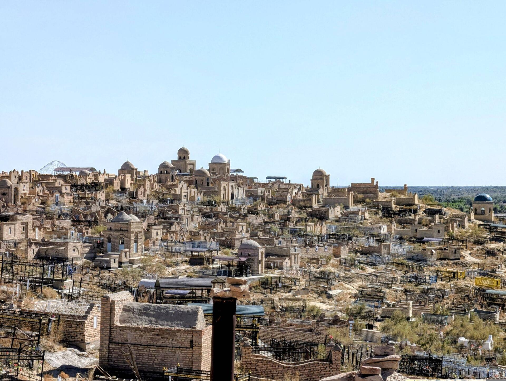 Mizdakhan Necropolis covers a huge area