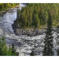 ....der Fluss Indalsälven......