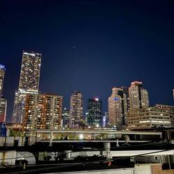 die Aussicht von meiner Wohnung in Edmonton