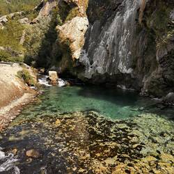 Eigentlich soll hier der Knin Wasserfall sein
