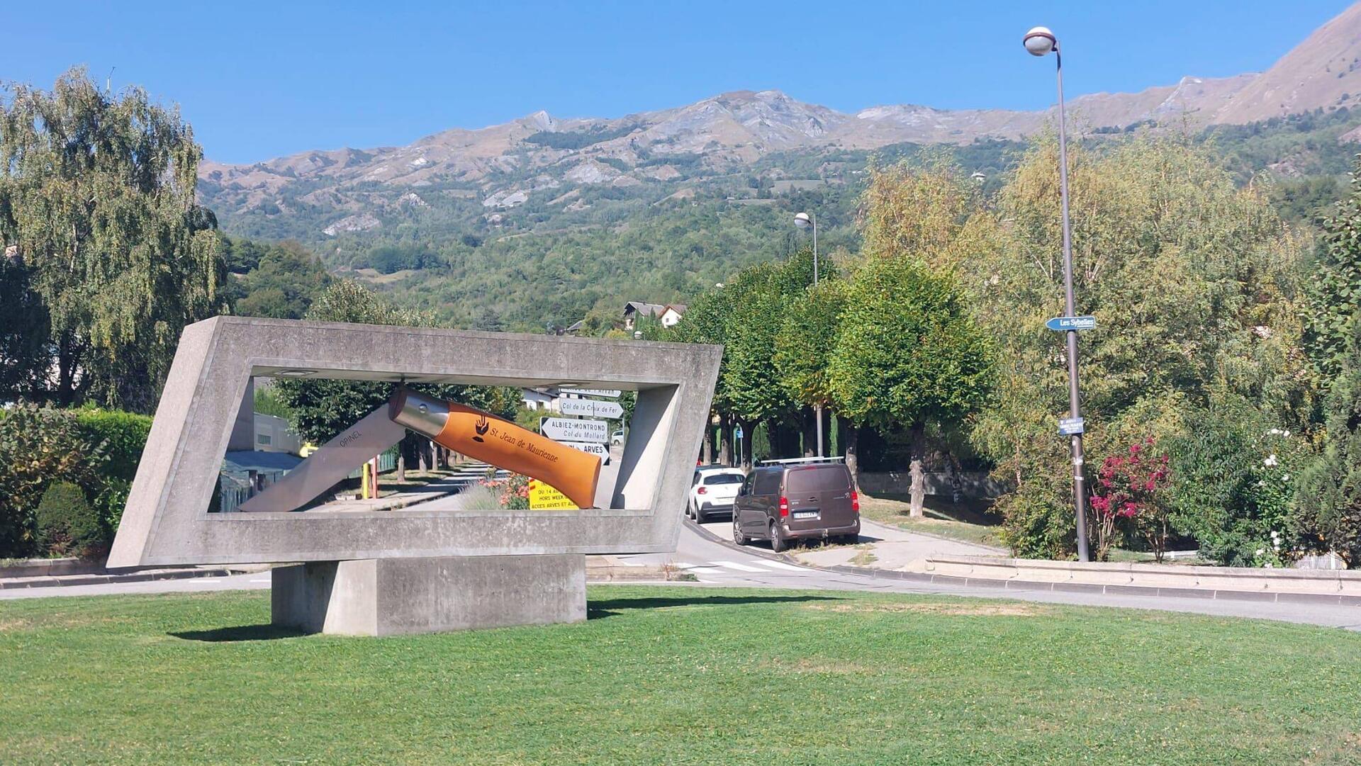 Rundkørsel i Saint-Jean-de-Maurienne