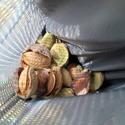 On en remplit la poche du sac