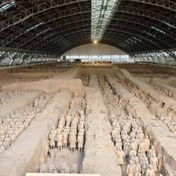 Blick über die grandiose Infanterie - Ausstellung