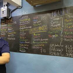Pre-historic ice cream flavors: scorpion,maguey worm, ants, cicada, etc.