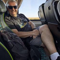 Back in the minibus and on route to Khiva