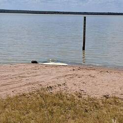The boat ramp