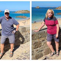 Auf der Stadtmauer von St. Malo