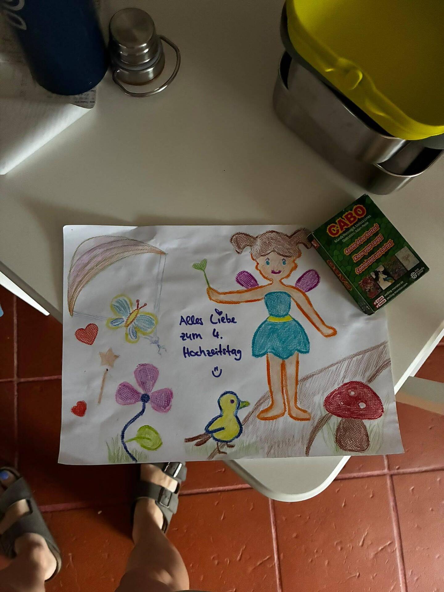 Alice & Volker haben 4. Hochzeitstag.