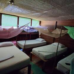 Unser Zimmer im floating house