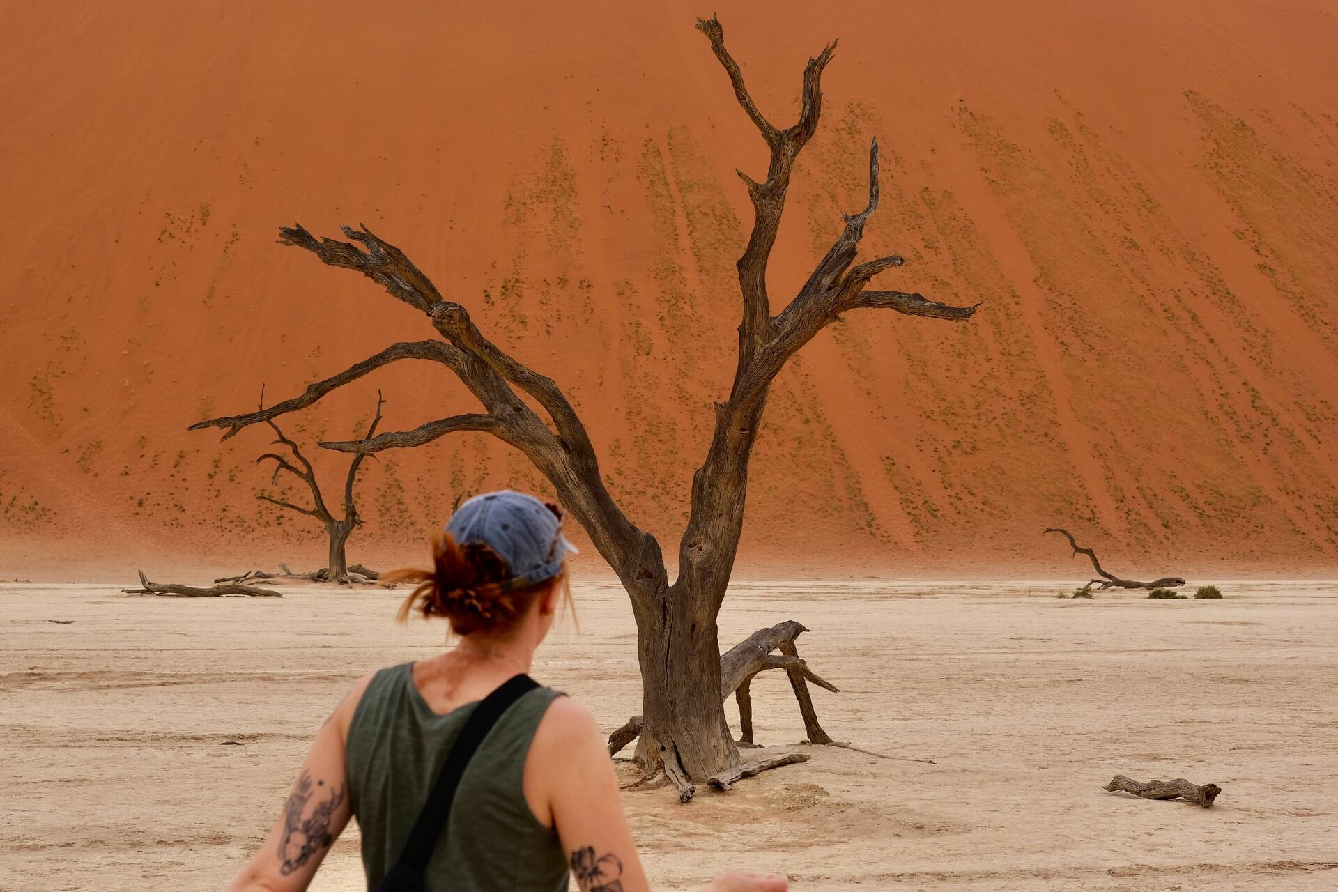 Nein ich bin nicht überdurchschnittlich braun im Nacken, das ist Sand