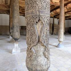 But with some original carved columns
