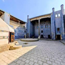Stone palast - Summer & winter (yurt) reception rooms of the Khan