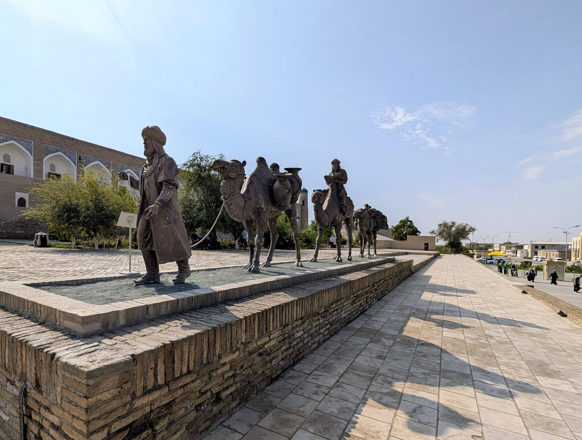 Camel Caravan Sculpture