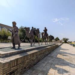 Camel Caravan Sculpture