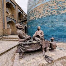 Elders at the Chaikhana