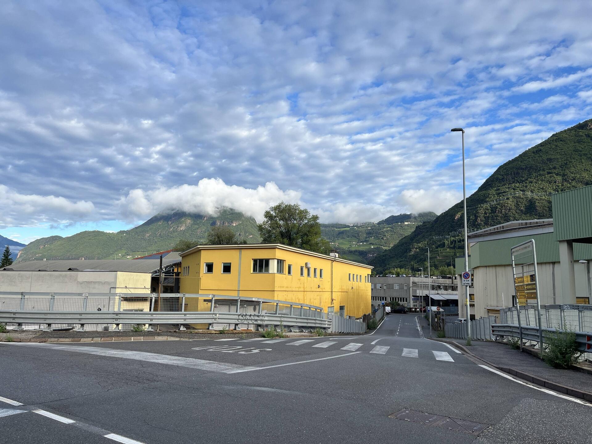 Auf dem Weg zum Bahnhof Bozen