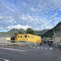 Auf dem Weg zum Bahnhof Bozen